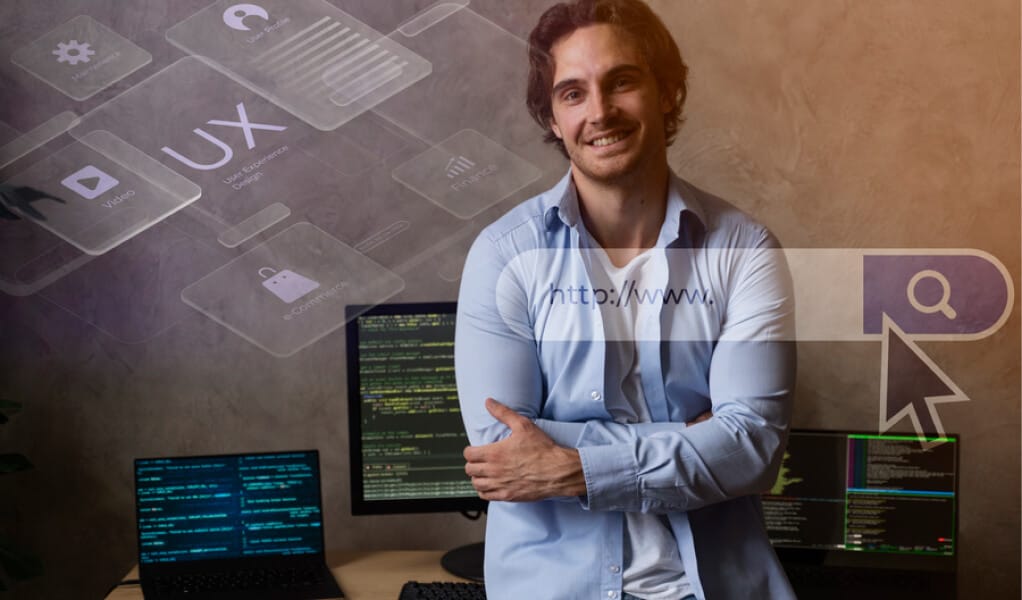 Servicio SEO en Panamá - Profesional de SEO trabajando en la optimización de un sitio web, mejorando la experiencia de usuario