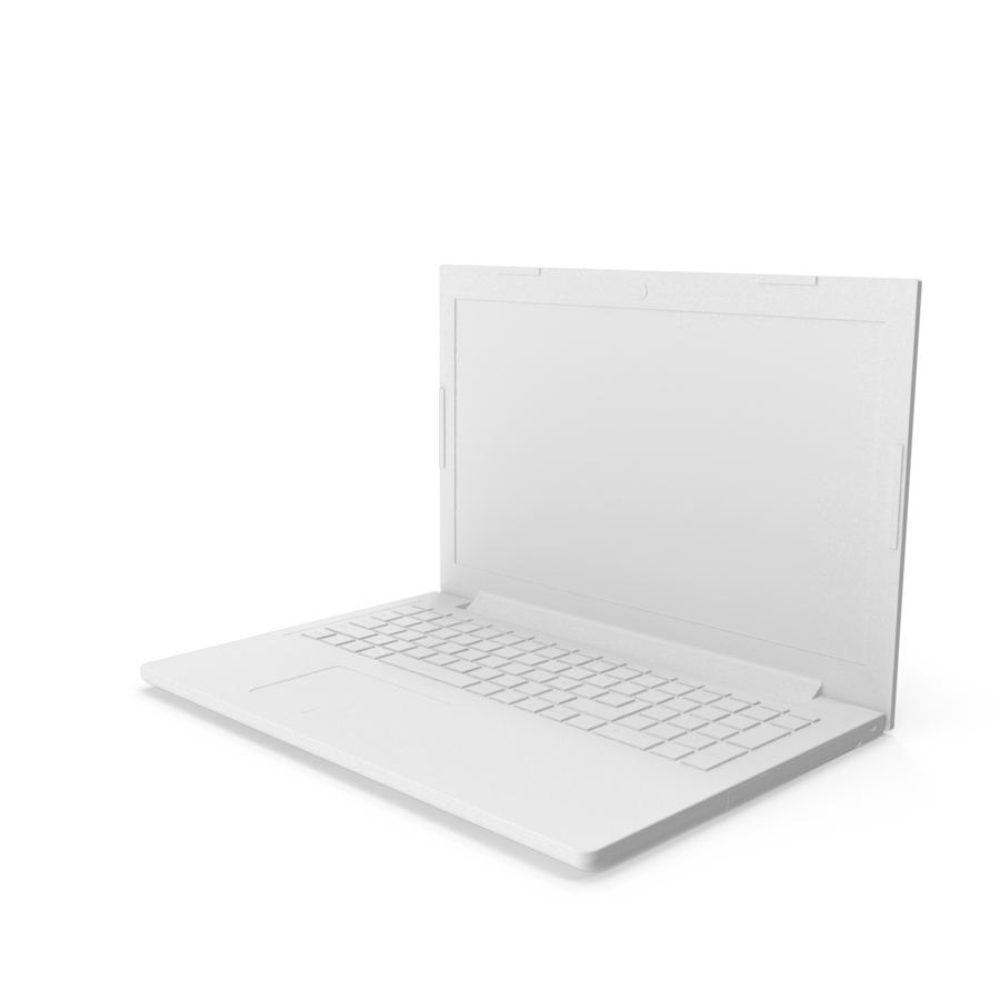 Diseño de página web - Laptop blanca minimalista abierta sobre fondo morado oscuro
