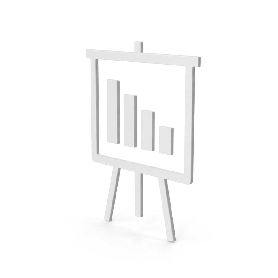 Gráfico de barras en un pizarrón