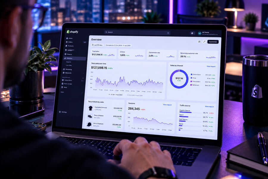 El 99% de las tiendas Shopify de Medellín tiene problemas que le cuestan ventas en Google - Análisis de rendimiento de una tienda Shopify.